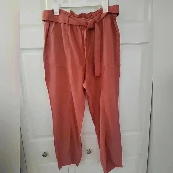 Social Standard By Sanctuary Women's High Waist Melody Paperbag Pant Marsala XXL - Picture 2 of 6